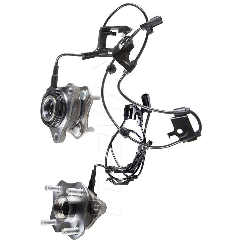 Cubo de Roda Dianteiro Direito 4 Furos com Rolamento e ABS - Fremax - FWB0790