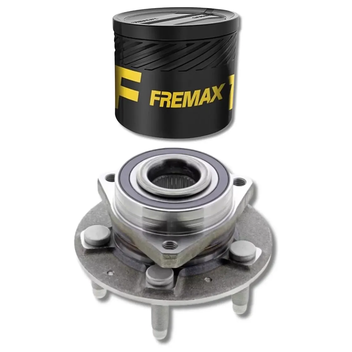 Cubo de Roda Traseiro Direito ou Esquerdo 5 Furos com Rolamento e ABS para Chevrolet Camaro - Fremax - FWB0933