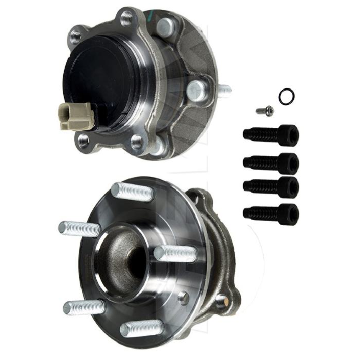 Cubo de Roda Traseiro Direito ou Esquerdo 5 Furos com Rolamento e ABS para Volvo V40 - Fremax - FWB0839