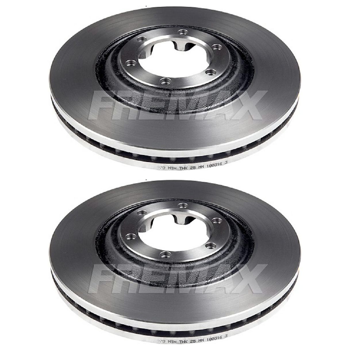 Par de Discos de Freio Ventilado Dianteiro - Fremax - BD3970
