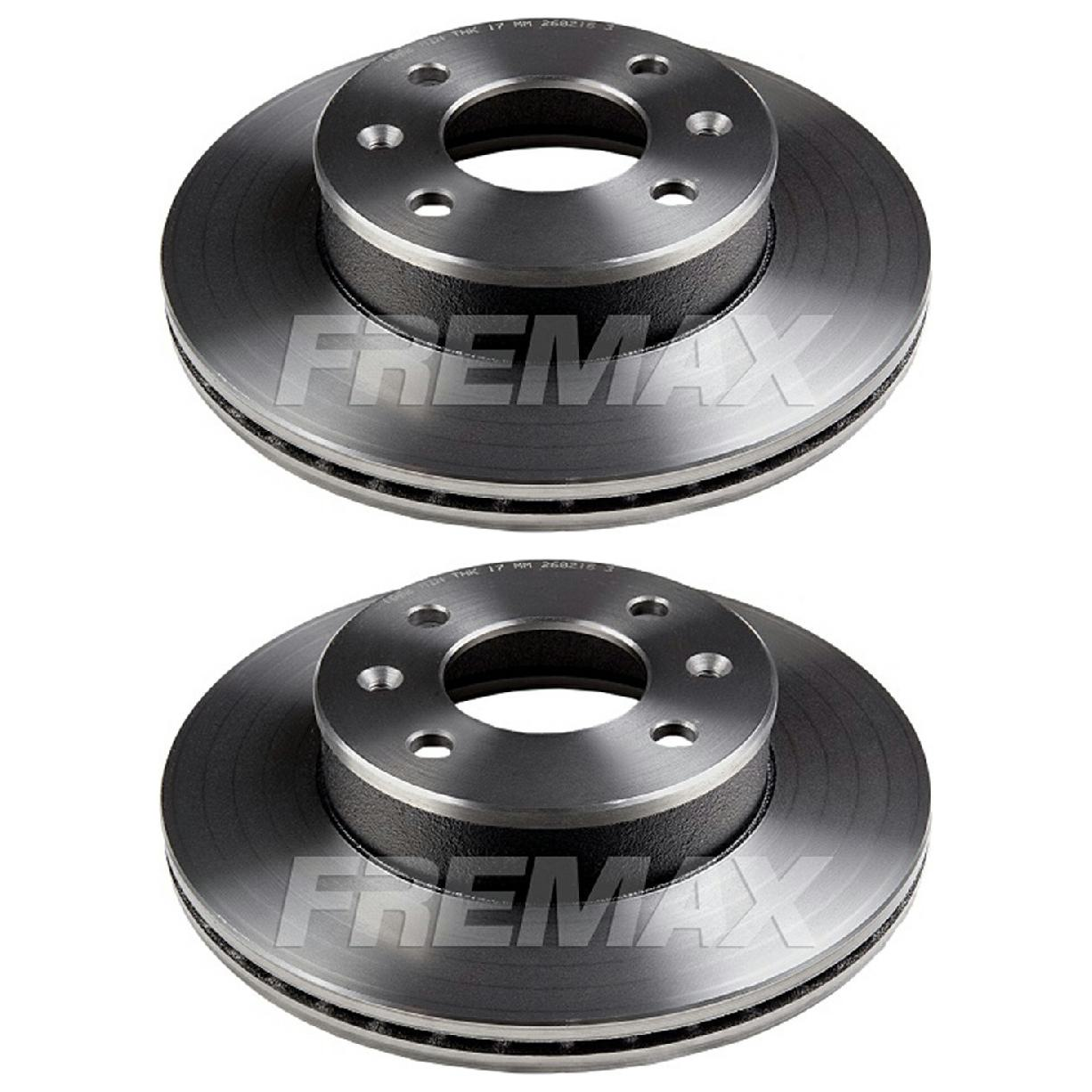 Par de Discos de Freio Ventilado Dianteiro - Fremax - BD1082