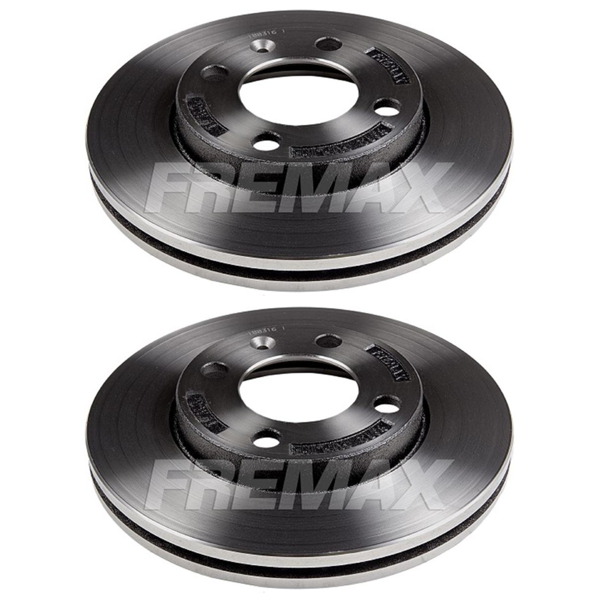 Par de Discos de Freio Ventilado Dianteiro - Fremax - BD9612