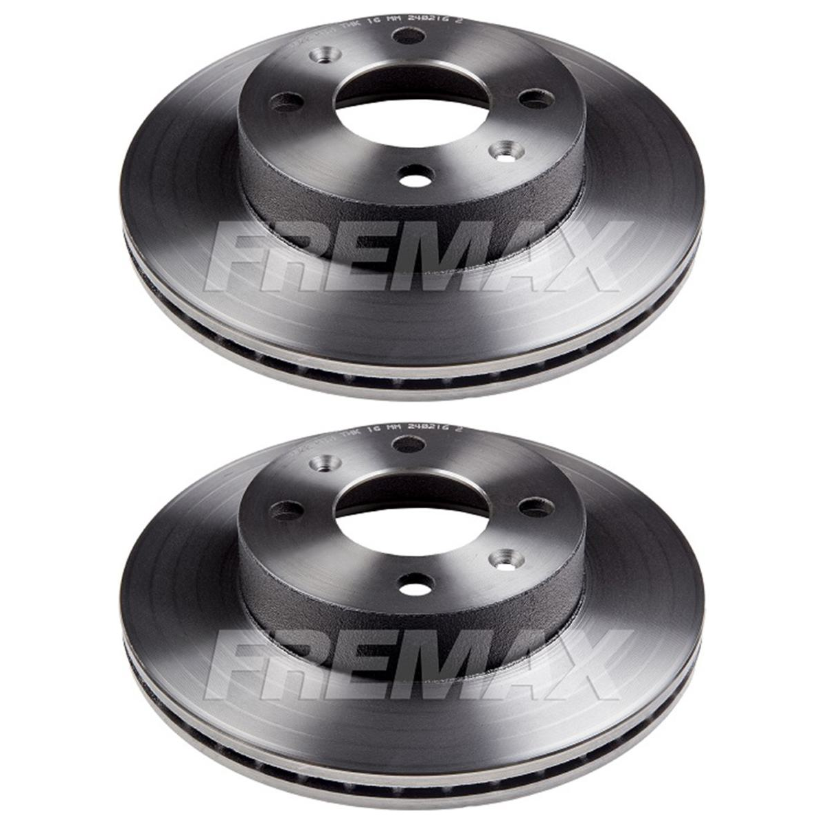 Par de Discos de Freio Ventilado Dianteiro - Fremax - BD7500