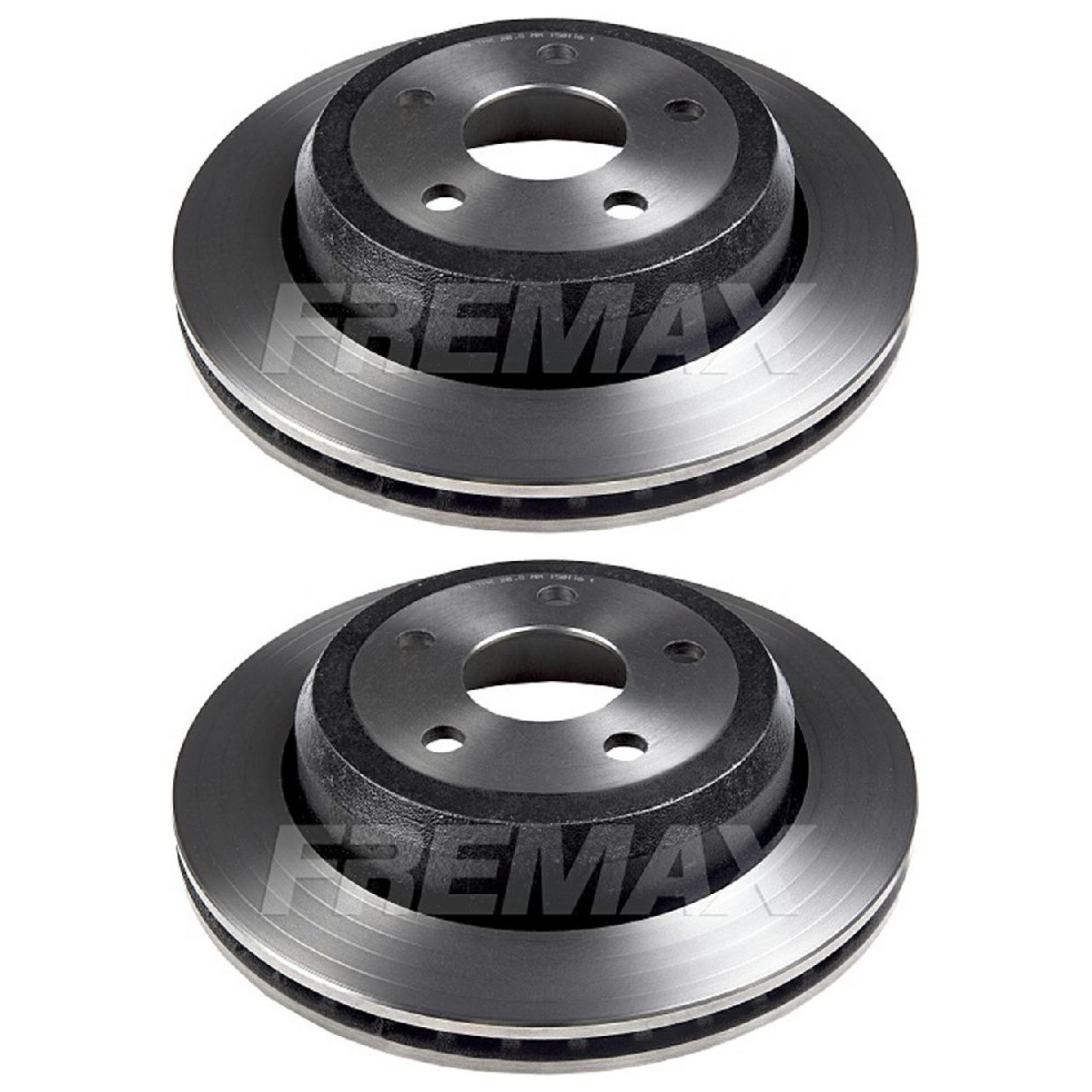 Par de Discos de Freio Ventilado Traseiro - Fremax - BD5153