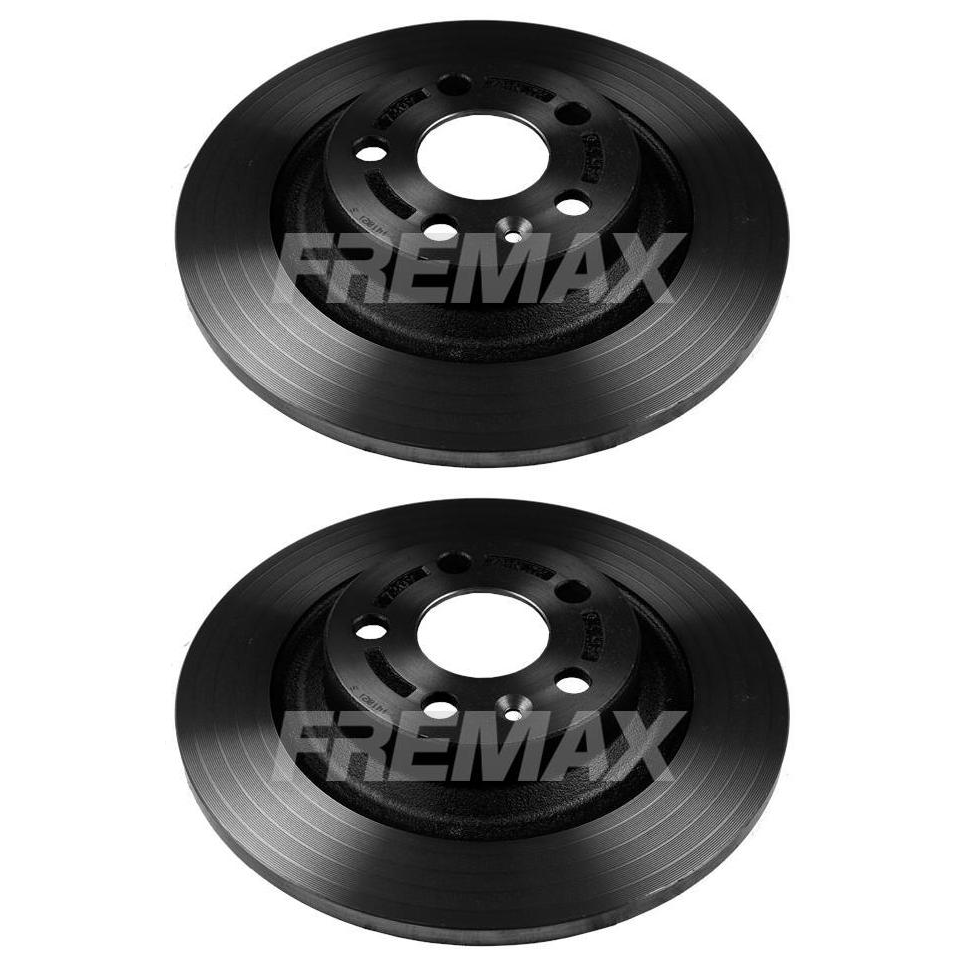Par de Discos de Freio Sólido Traseiro - Fremax - BD7309