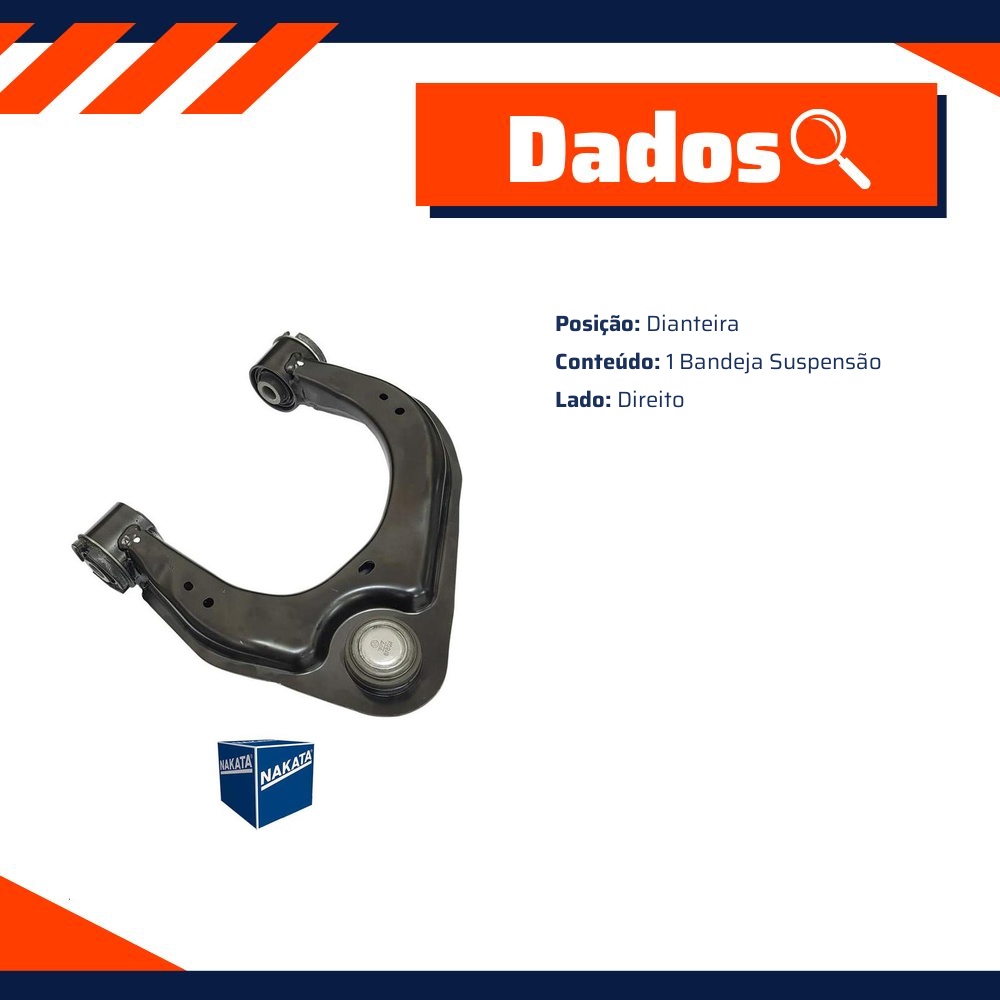 Bandeja de Suspensão Dianteira Direita para Ford Ranger - Nakata - NBJ2023DP