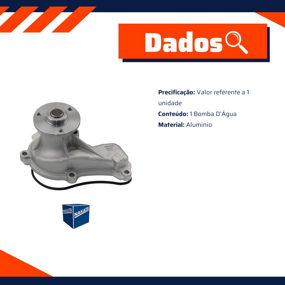 Bomba D'Água para Honda Civic - Nakata - NKBA12605