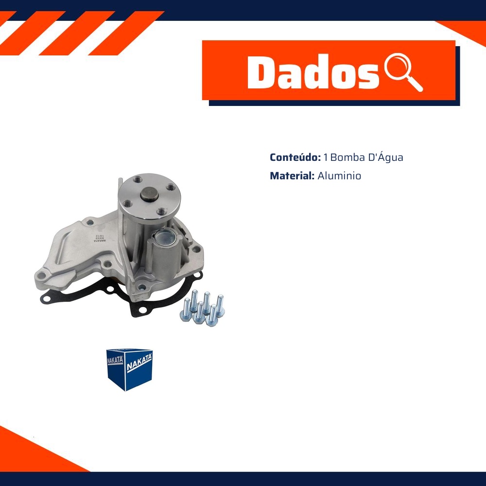 Bomba D'Água para Ford Courier e Fiesta - Nakata - NKBA02948