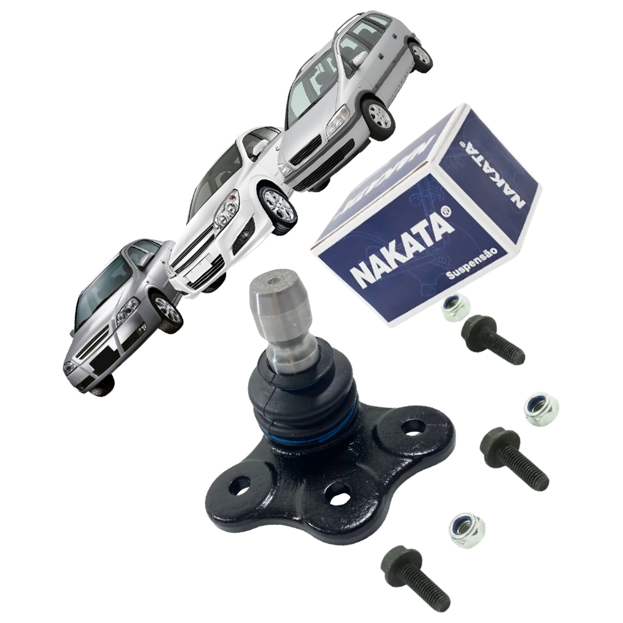 Pivô de Suspensão Dianteiro Inferior - Nakata - N 398
