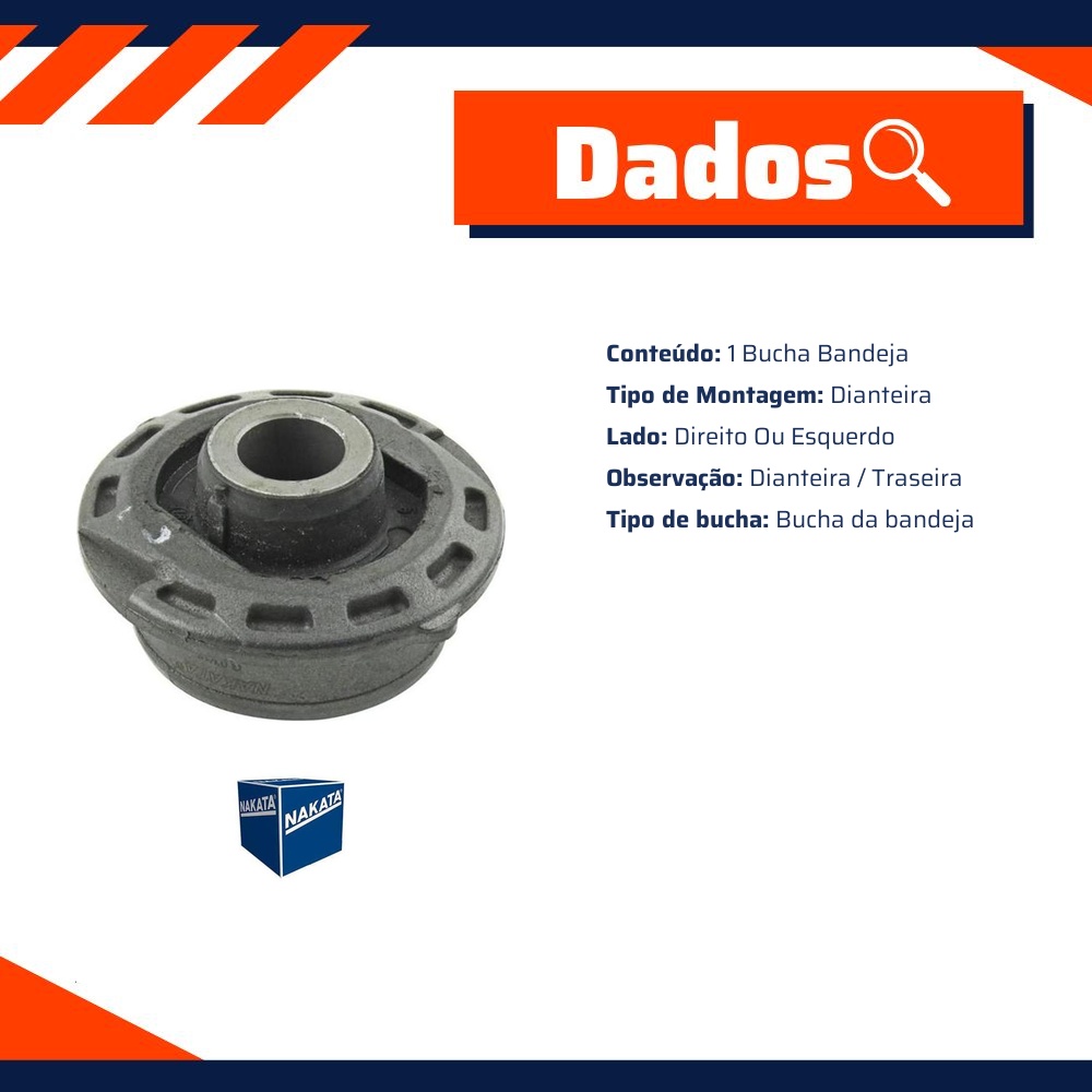 Bucha DA Bandeja Dianteira - Nakata - NB15005