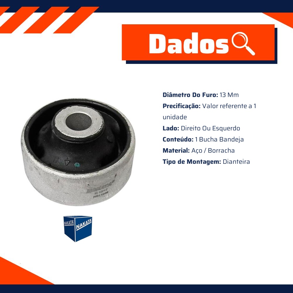 Bucha da Bandeja Dianteira - Nakata - NB11039