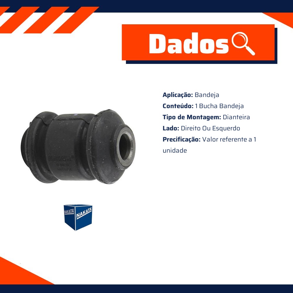 Bucha da Bandeja Dianteira - Nakata - NB11038