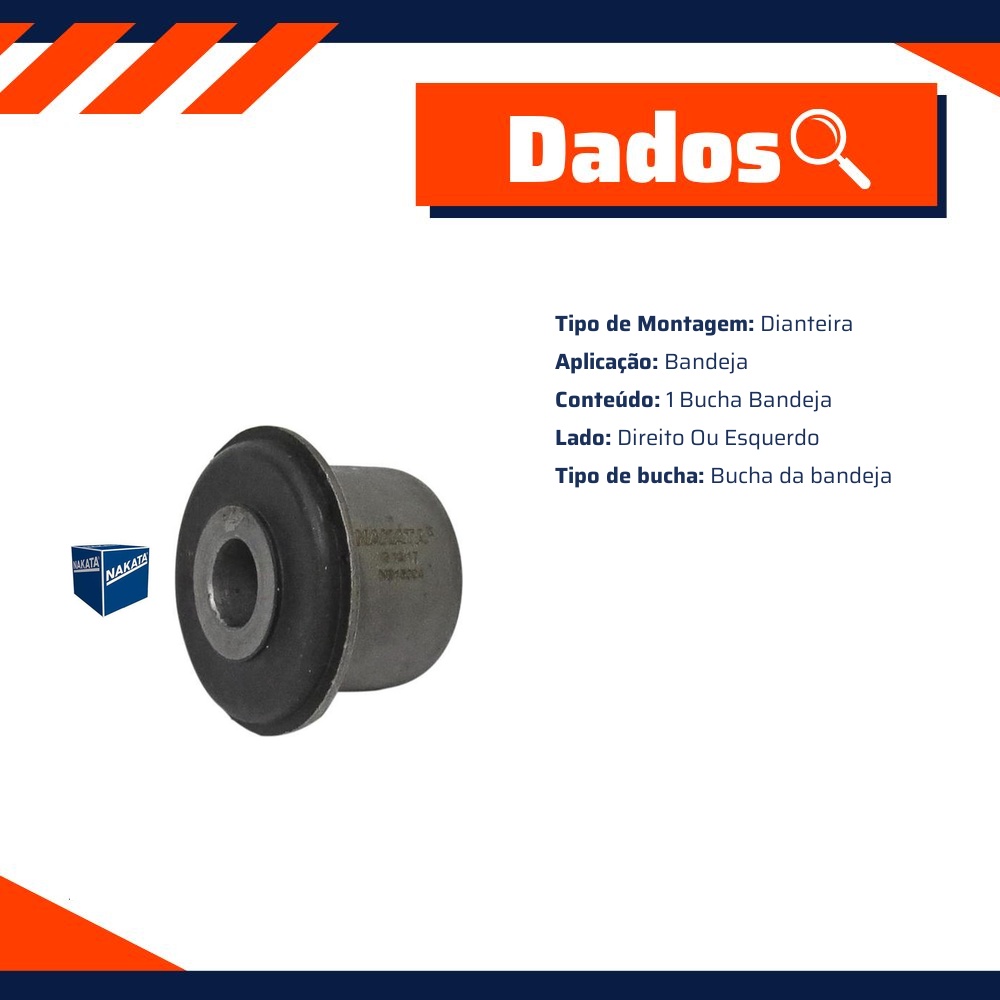 Bucha DA Bandeja Dianteira - Nakata - NB15004