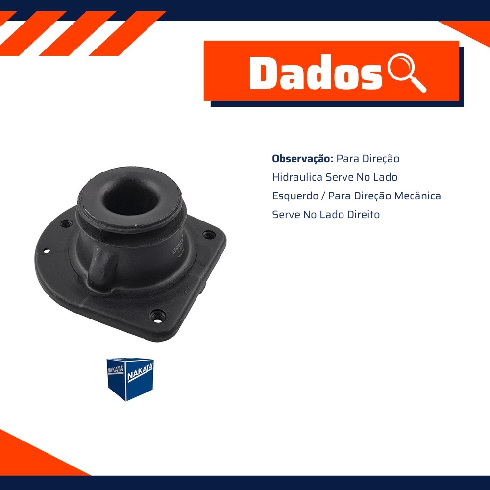 Coxim Amortecedor Dianteiro - Nakata - NB24047