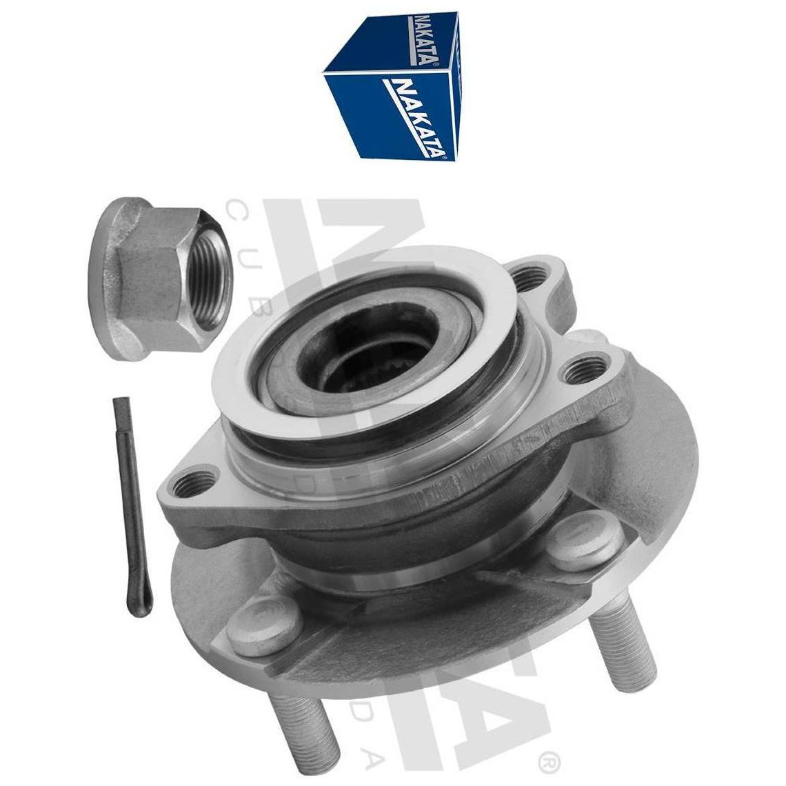 Cubo de Roda Dianteiro 25 Dentes para Nissan Livina e Tiida - Nakata - NKF 8148