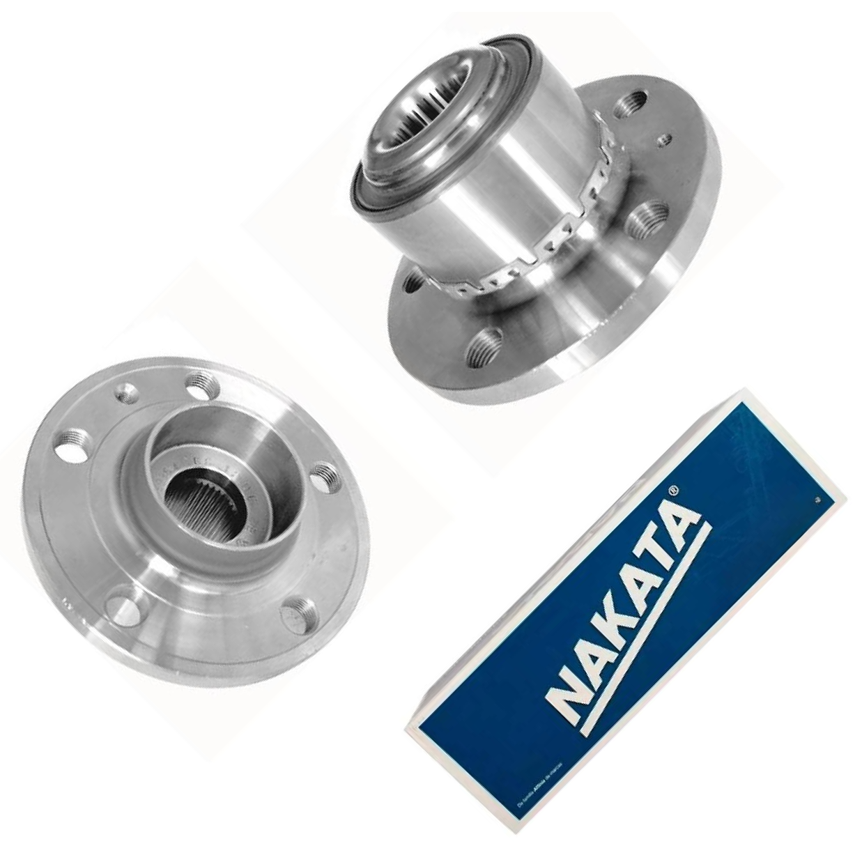 Cubo de Roda Dianteiro Direito ou Esquerdo para Volkswagen Polo e Polo Sedan - Nakata - NKF 8063