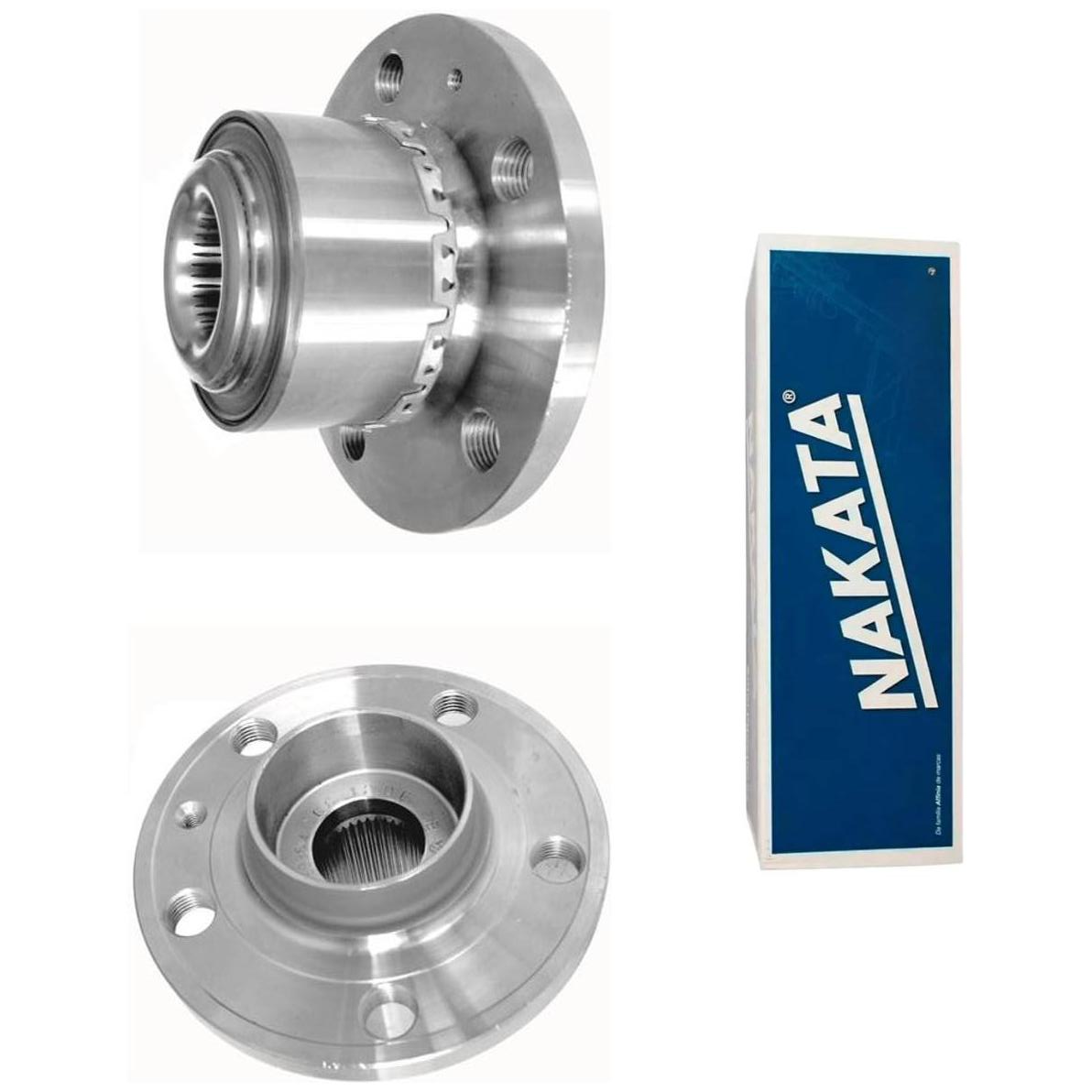 Cubo de Roda Dianteiro Direito ou Esquerdo para Volkswagen Polo e Polo Sedan - Nakata - NKF 8063