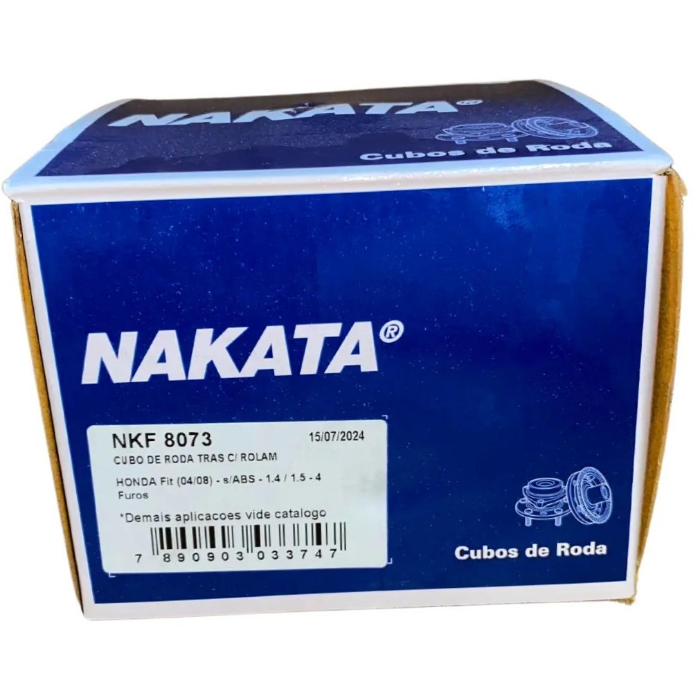 Cubo de Roda Traseiro Direito ou Esquerdo 28 Dentes para Honda FIT - Nakata - NKF 8073