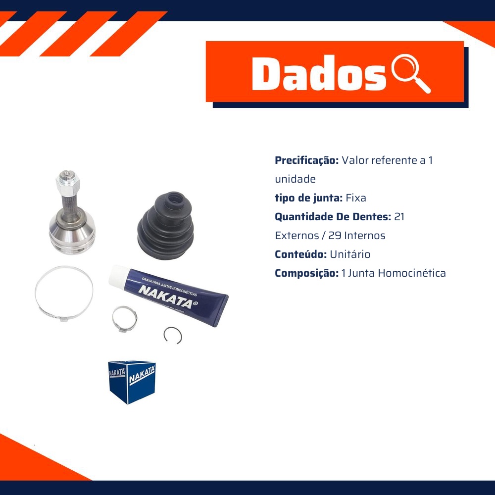 Junta Homocinética - Nakata - NJH27-5231