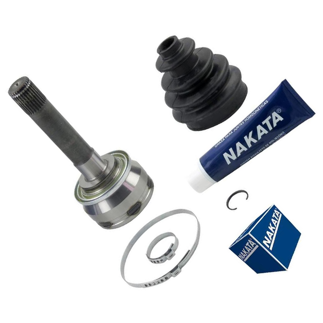 Junta Homocinética Dianteira Esquerda para Mitsubishi L200 e Pajero Sport - Nakata - NJH13-1123