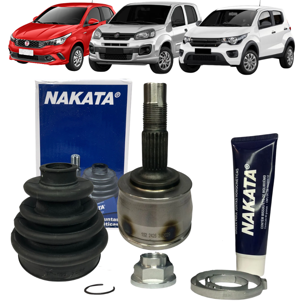 Junta Homocinética Roda para Fiat Uno - Nakata - NJH31-2029