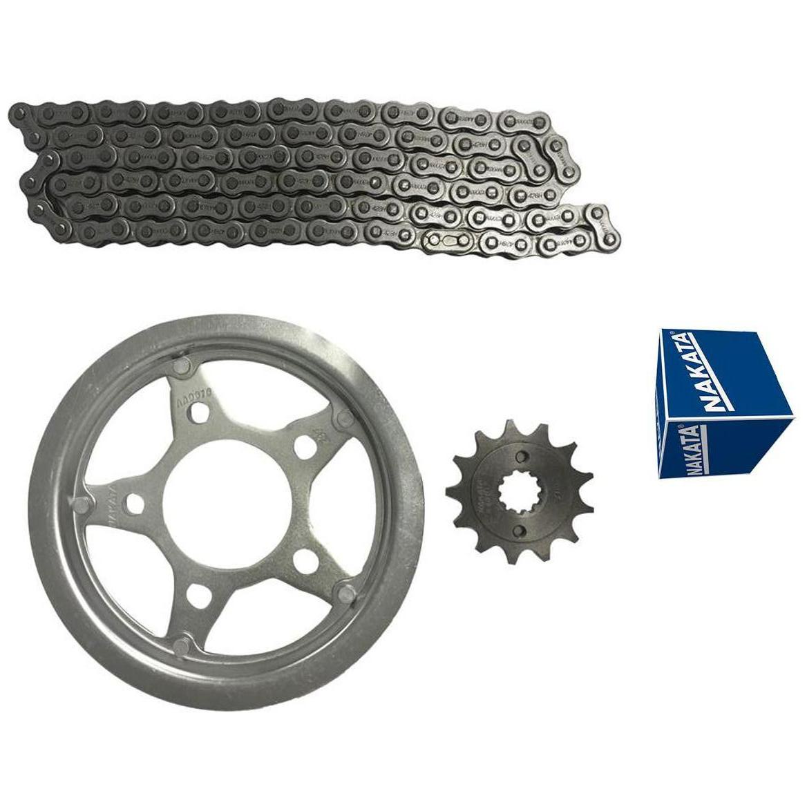 Kit da Coroa e Pinhão para Honda CBX 250 Twister - Nakata - TM10140