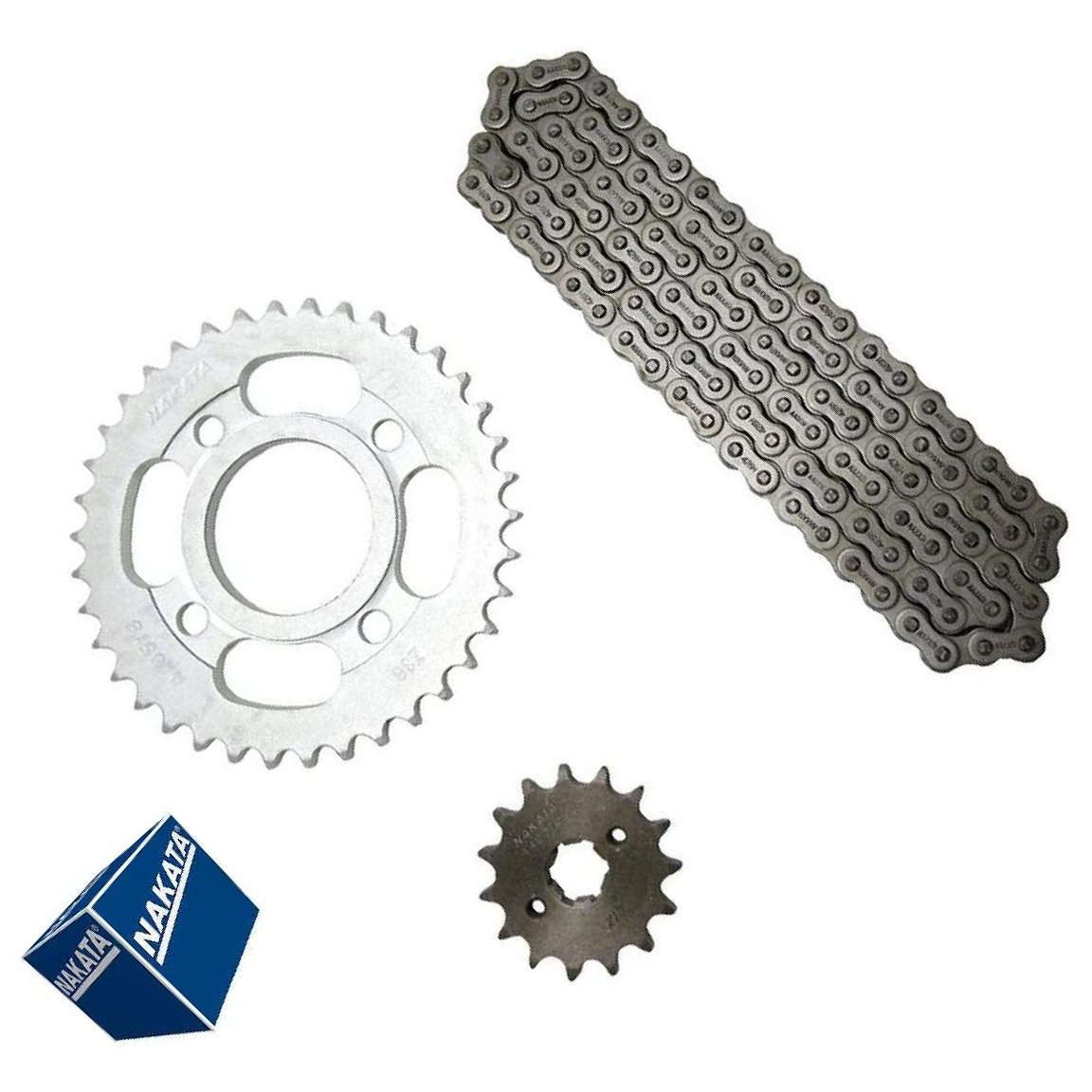 Kit da Coroa Pinhão e Corrente 38 15mm para Dafra Speed 150 - Nakata - TM10400