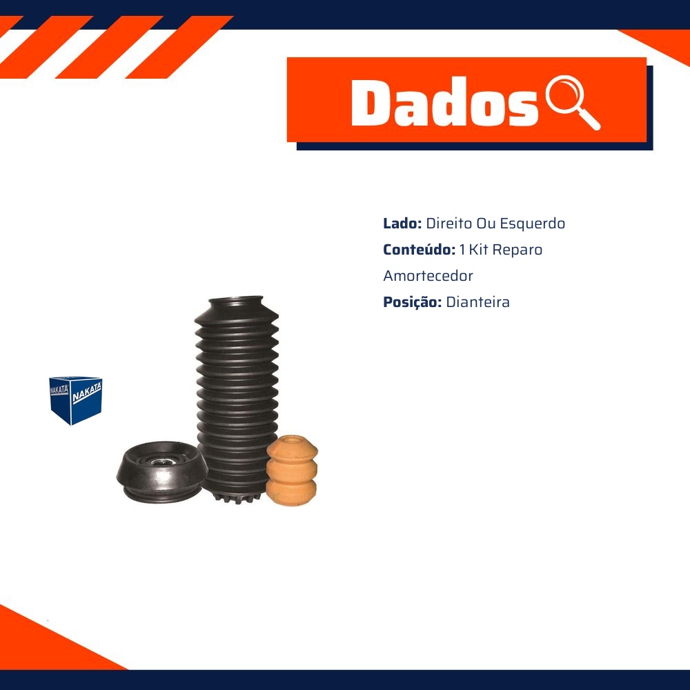 Kit de Reparo do Amortecedor Dianteiro - Nakata - NK0400