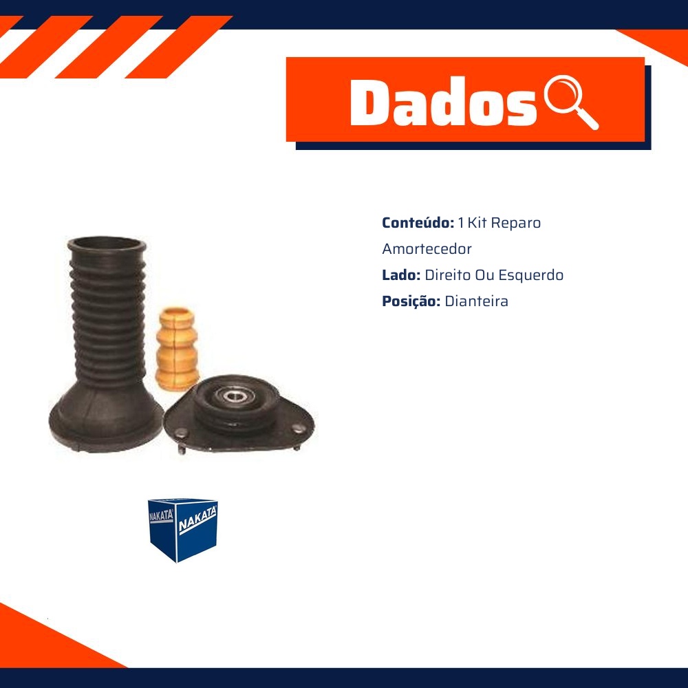Kit de Reparo do Amortecedor Dianteiro para Toyota Corolla e Fielder - Nakata - NK0824