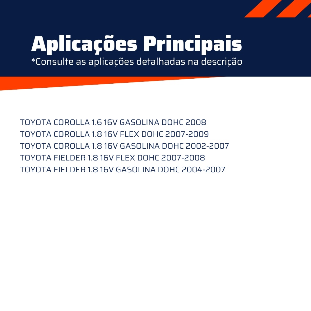 Kit de Reparo do Amortecedor Dianteiro para Toyota Corolla e Fielder - Nakata - NK0825