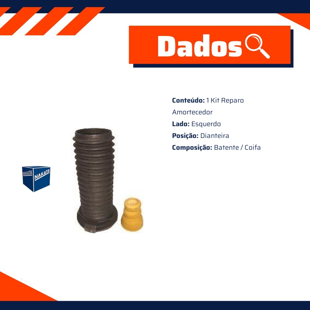 Kit de Reparo do Amortecedor Dianteiro Esquerdo para Honda Civic - Nakata - NK0846E