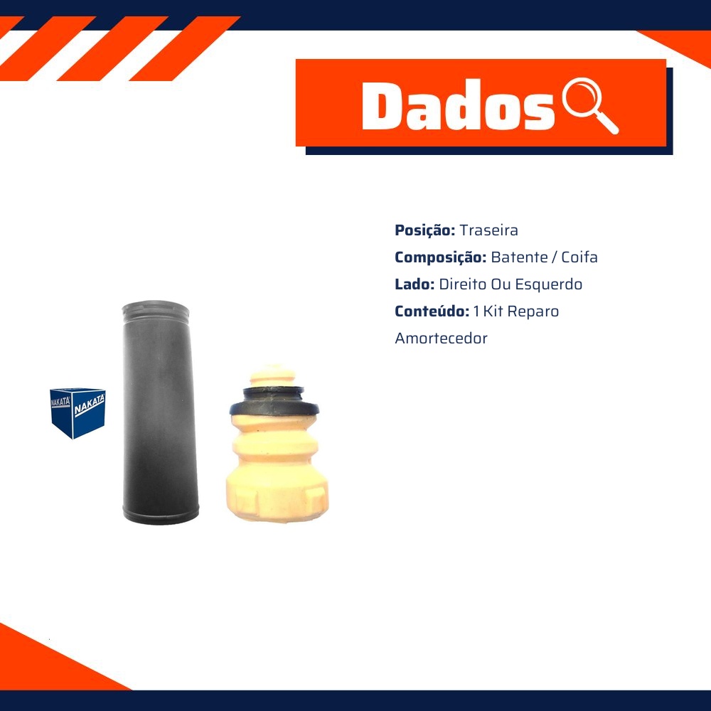 Kit de Reparo do Amortecedor Traseiro para Volkswagen Saveiro - Nakata - NK0425