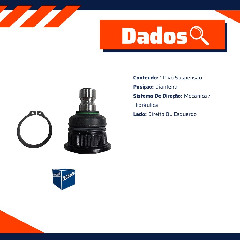 Pivô de Suspensão Dianteiro - Nakata - N 9235