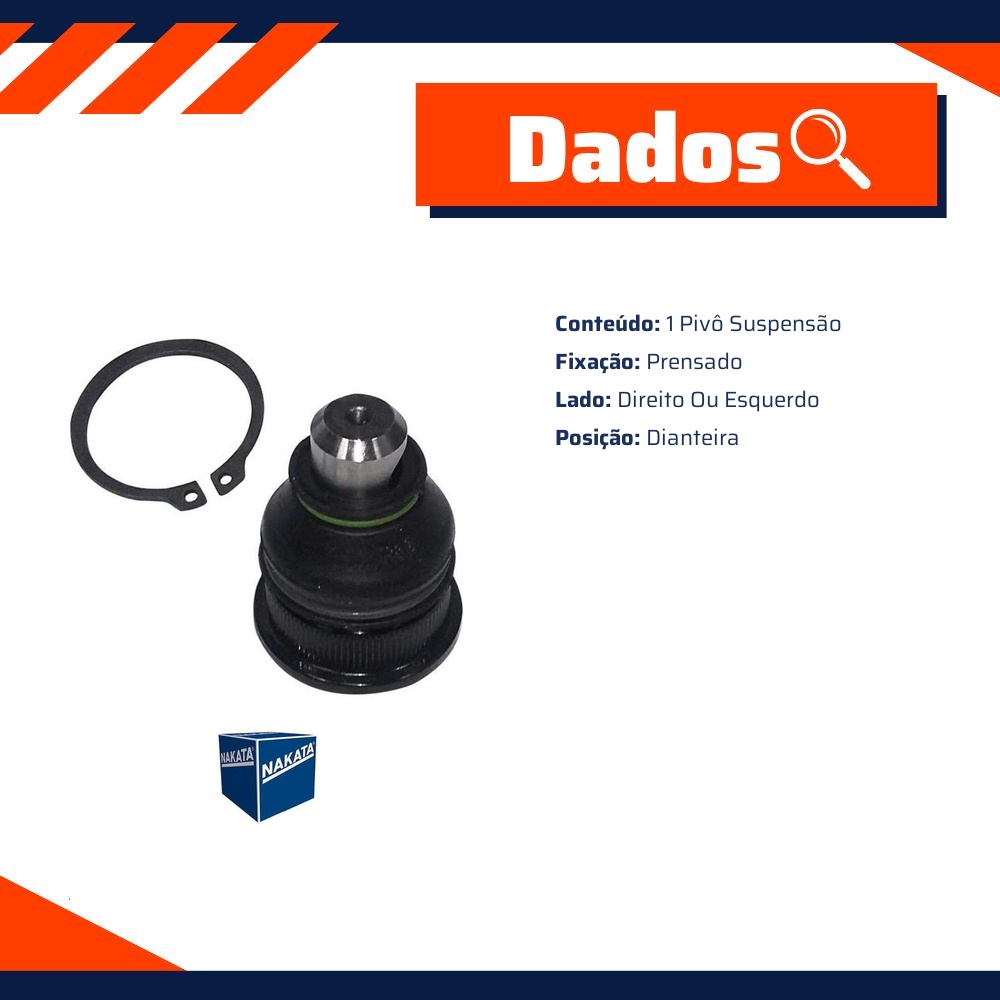 Pivô de Suspensão Dianteiro - Nakata - N 99332