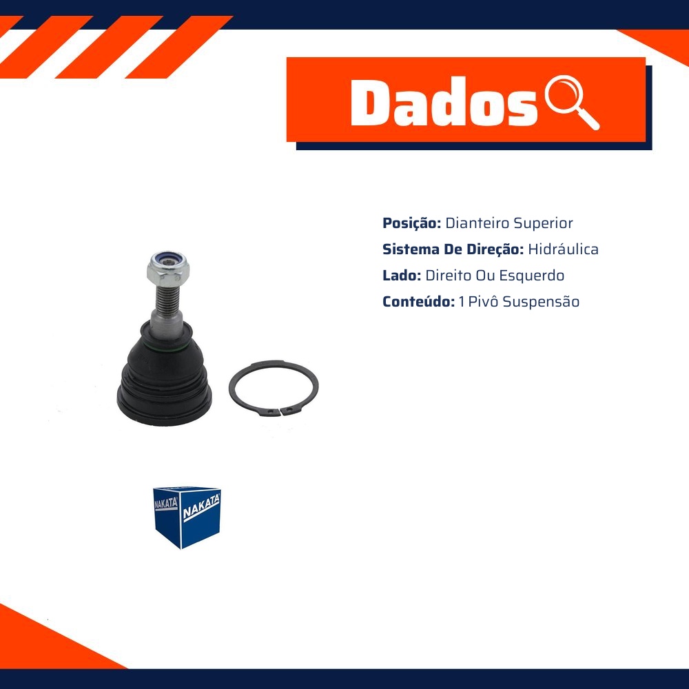 Pivô de Suspensão Dianteiro Superior para Ford Ranger - Nakata - N 99274