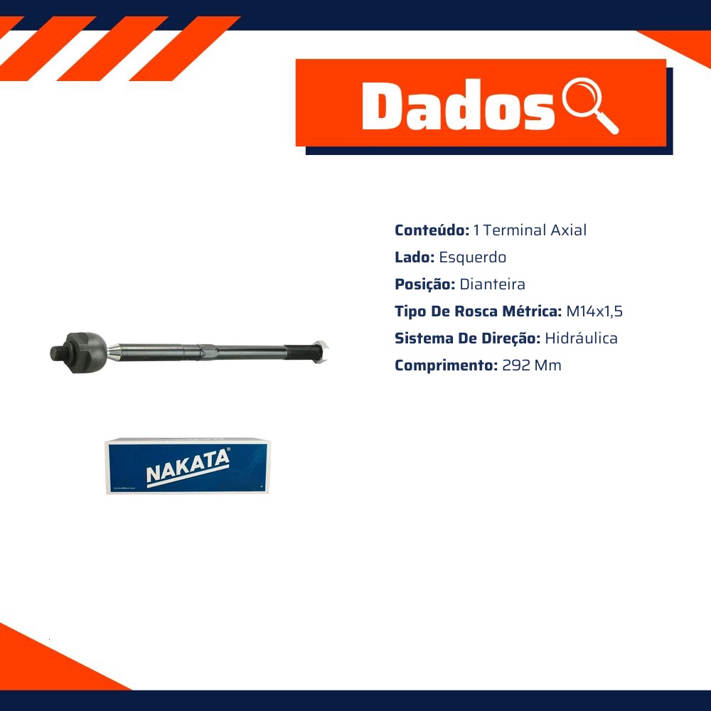 Terminal Axial Dianteiro - Nakata - N 92022
