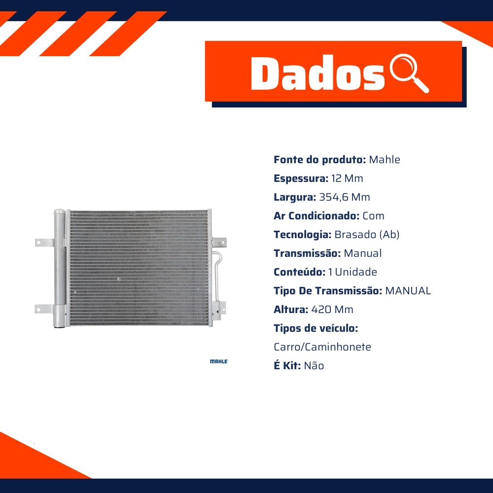 Condensador - Mahle Behr - AC 594 000P