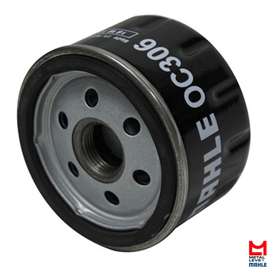 Filtro Blindado de Óleo Lubrificante - Mahle Metal Leve - OC306