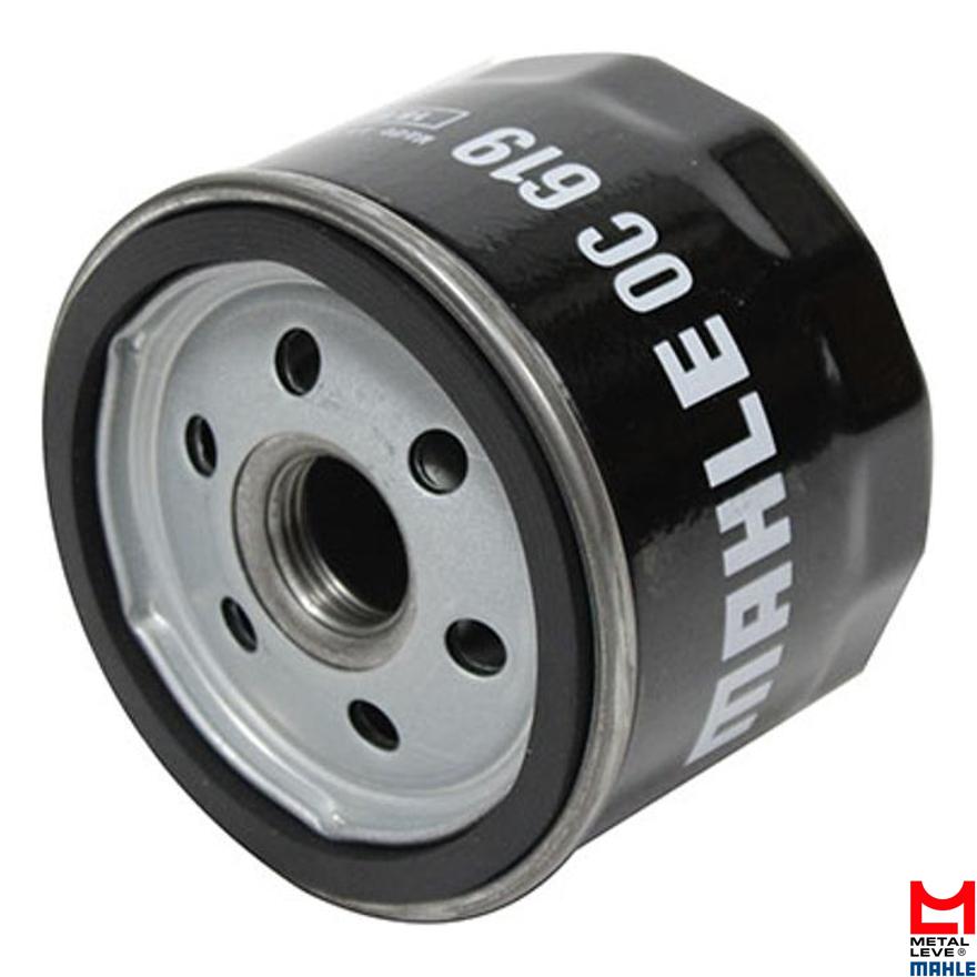 Filtro Blindado de Óleo Lubrificante - Mahle Metal Leve - OC619