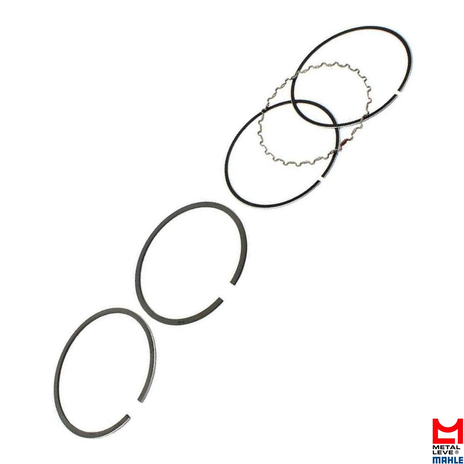 Jogo de Anéis do Pistão 0,25 1 Cilindro para Honda XL 250R - Mahle Metal Leve - SDA6550 0,25