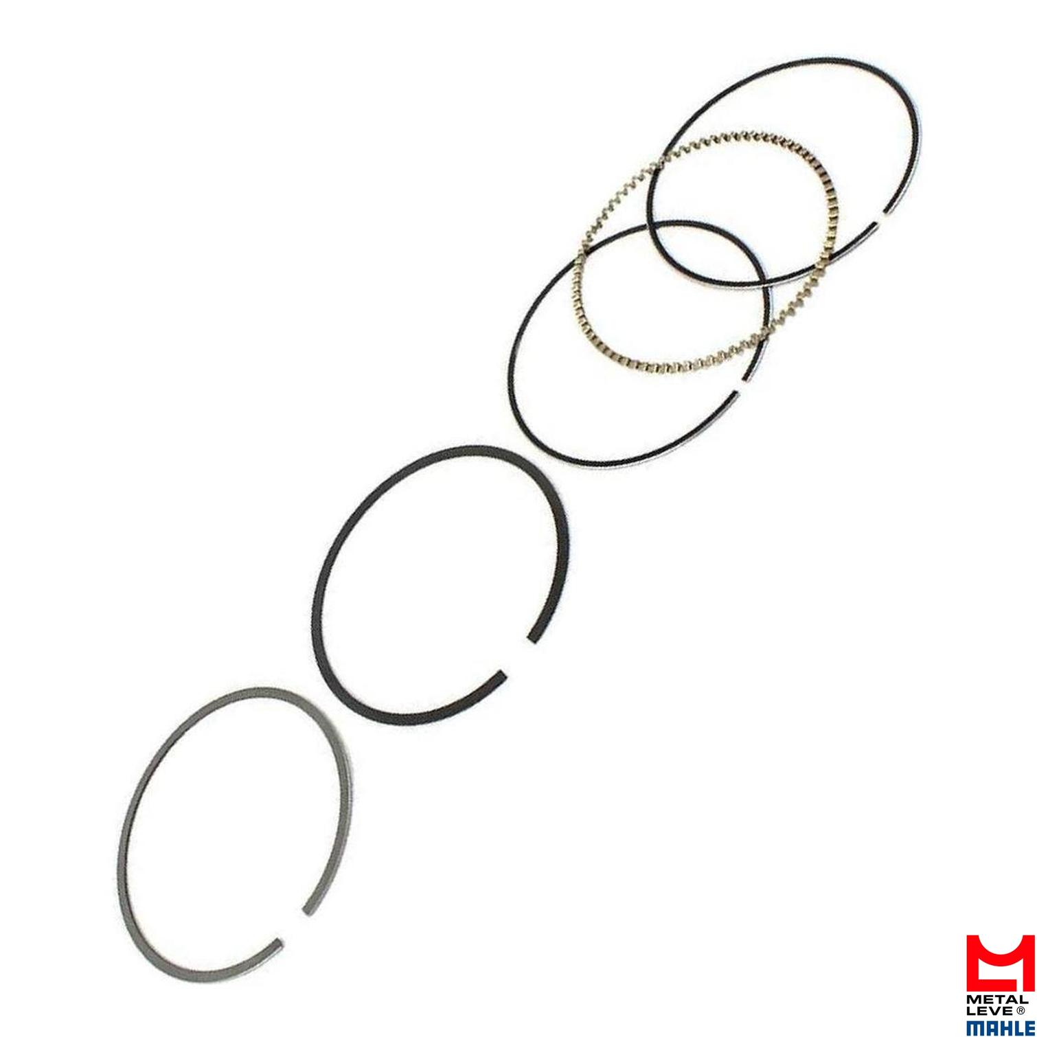 Jogo de Anéis do Pistão 0,25 1 Cilindro para Honda CBX 250 Twister e XR 250 TORNADO - Mahle Metal Leve - SAA8359 0,25