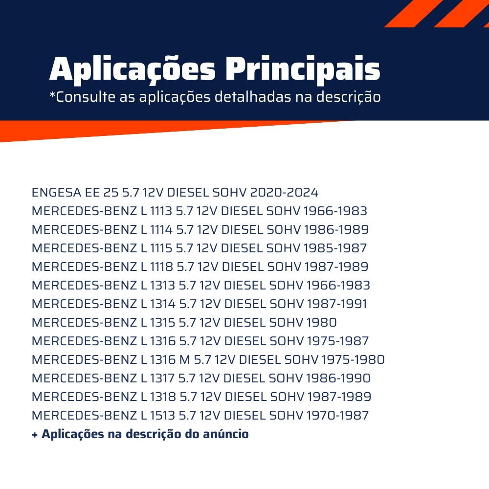 Jogo de Anéis do Pistão 0,50 6 Cilindros - Mahle Metal Leve - DC.6276 0,50