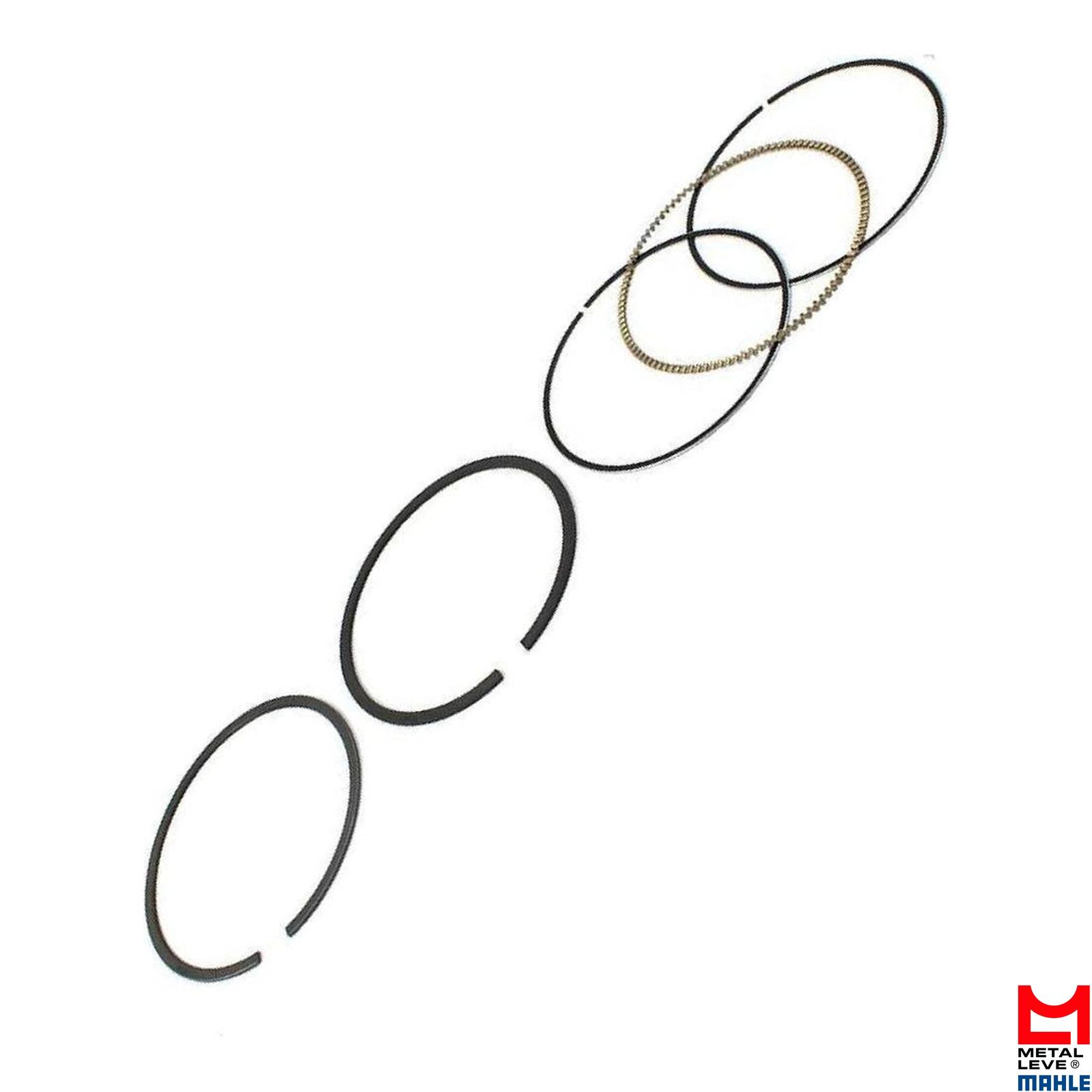 Jogo de Anéis do Pistão 0,50 1 Cilindro para Honda NX 400i FALCON e NX4 FALCON 400 - Mahle Metal Leve - DA.9202 0,50