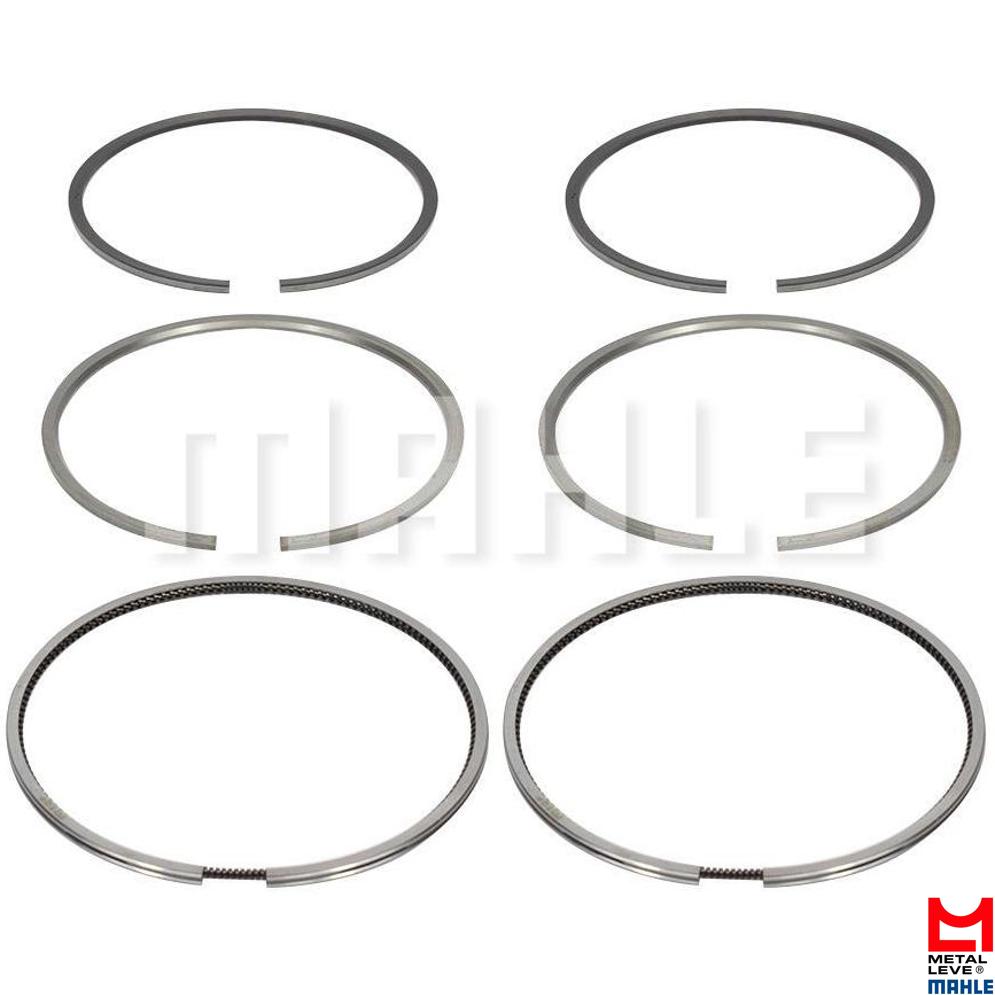 Jogo de Anéis do Pistão 0,50 2 Cilindros para Ford Ranger - Mahle Metal Leve - LC.7936 0,50