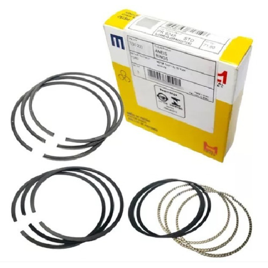 Jogo de Anéis do Pistão 0,50 3 Cilindros para Ford Ka e Ka Sedan - Mahle Metal Leve - PR.9245 0,50