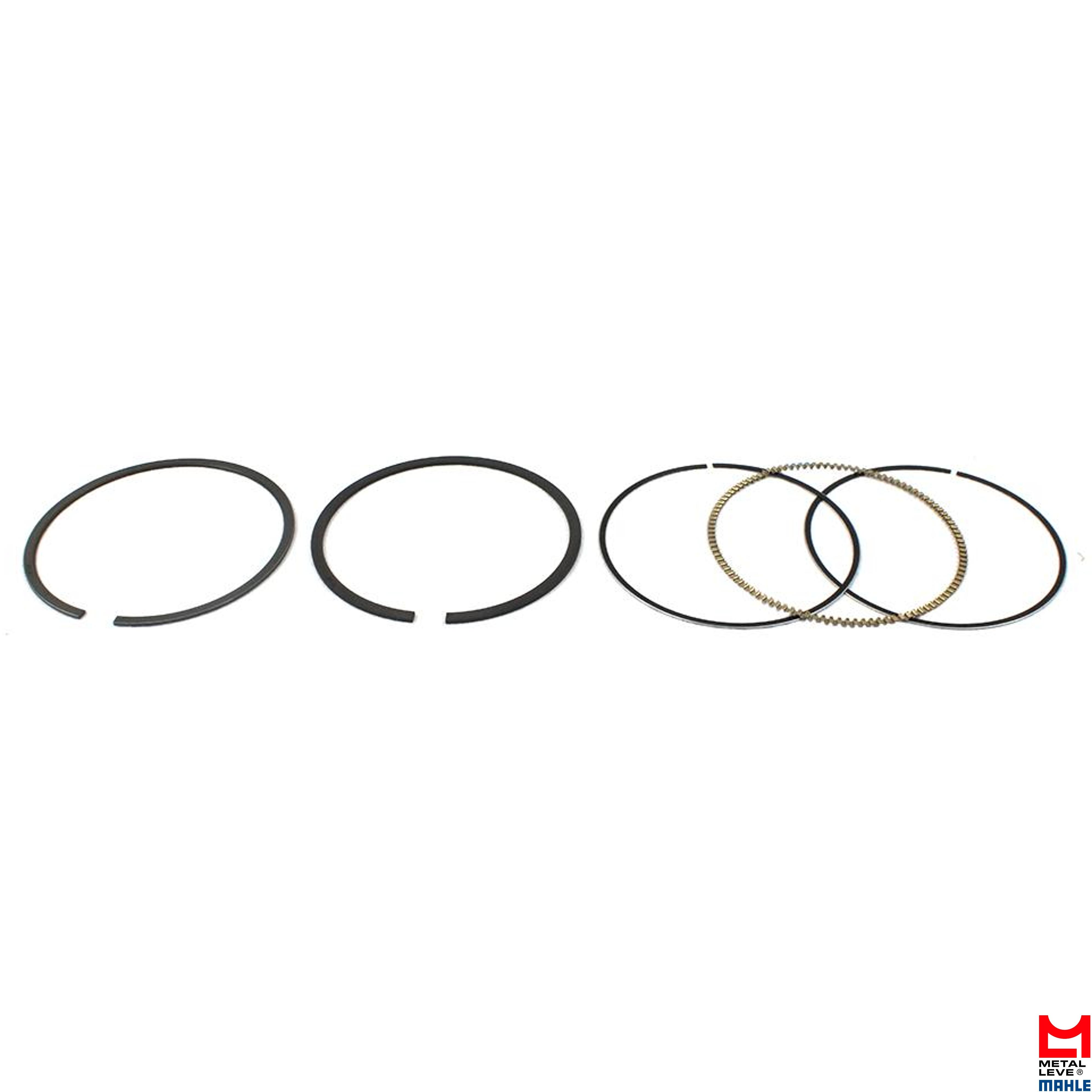 Jogo de Anéis do Pistão 0,75 1 Cilindro para Honda NX 400i FALCON e NX4 FALCON 400 - Mahle Metal Leve - DA.9202 0,75