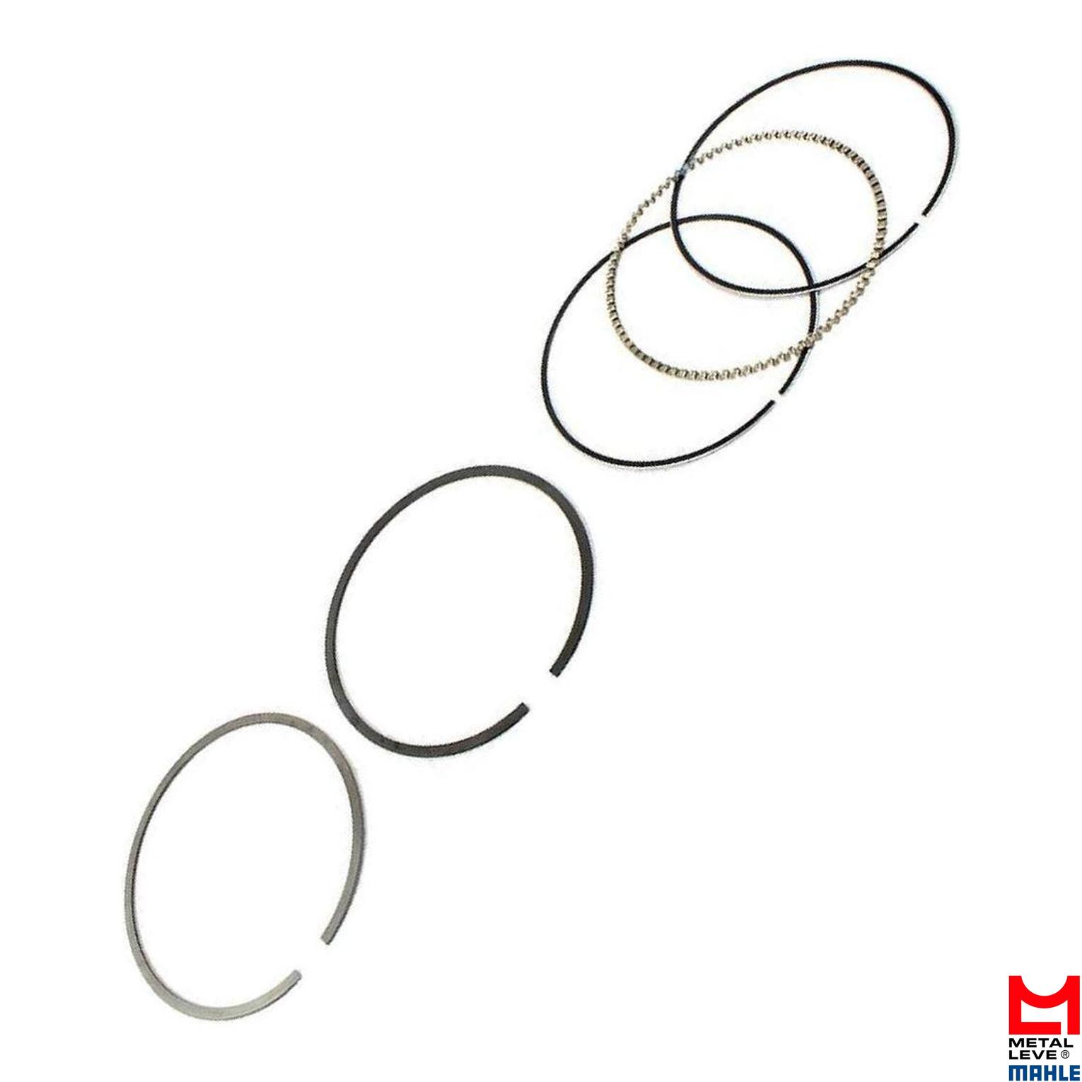 Jogo de Anéis do Pistão 0,75 1 Cilindro para Honda CB 300 e XRE 300 - Mahle Metal Leve - TA.9117 0,75