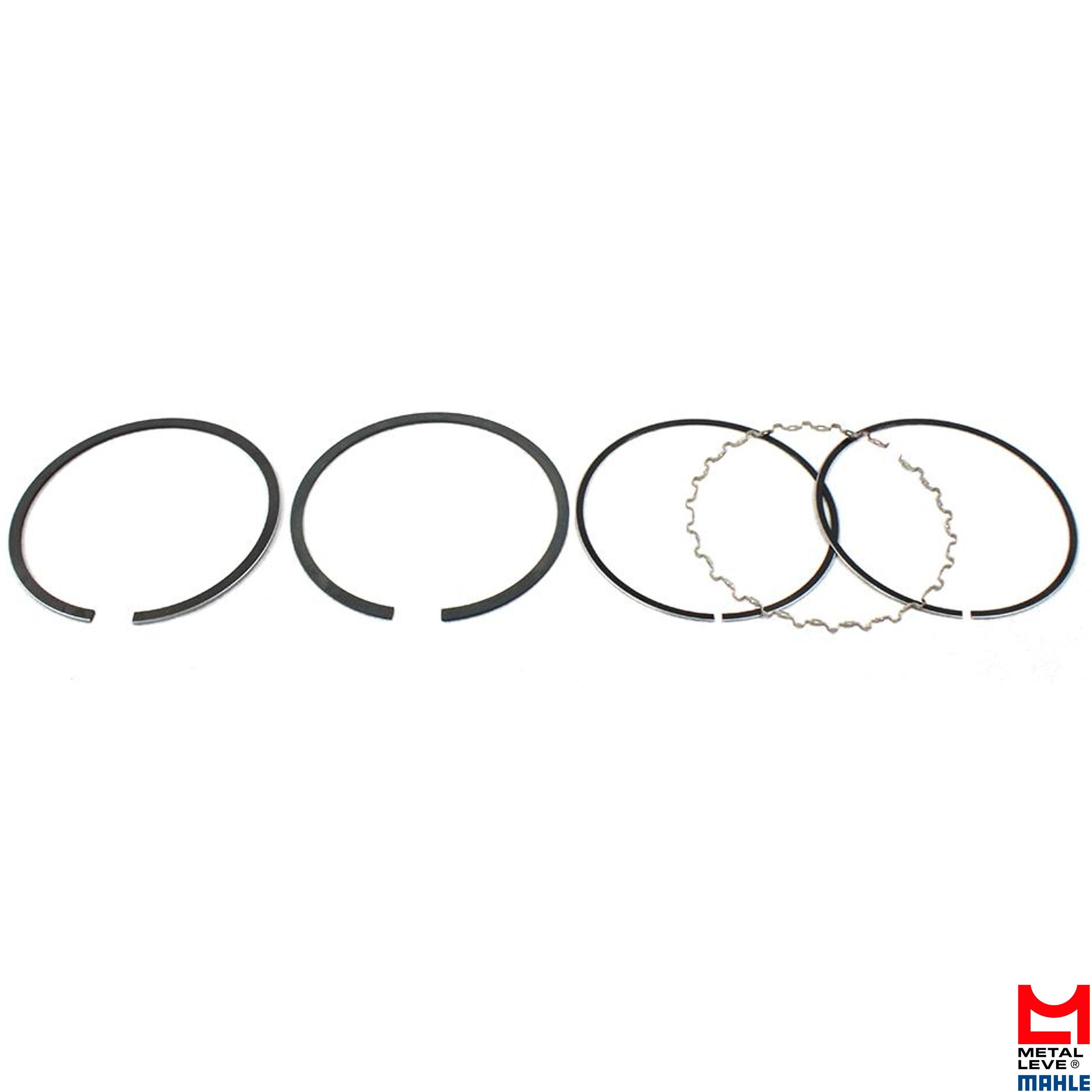 Jogo de Anéis do Pistão 1,00 1 Cilindro para Honda XLX 250 e XLX 250R - Mahle Metal Leve - SDA6637 1,00