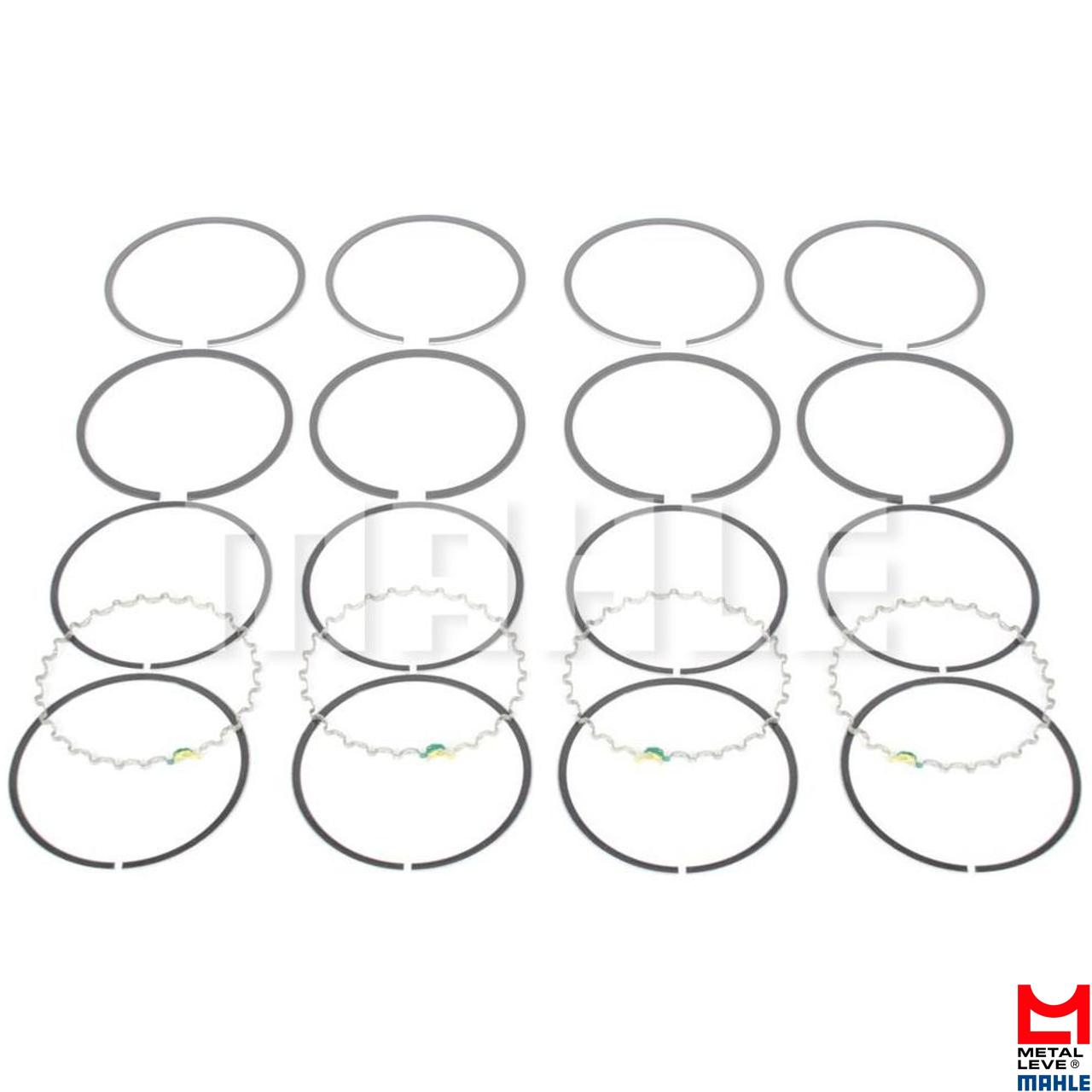 Jogo de Anéis do Pistão 1,00 4 Cilindros para Chevrolet Monza e Monza Hatch - Mahle Metal Leve - SDA6406 1,00