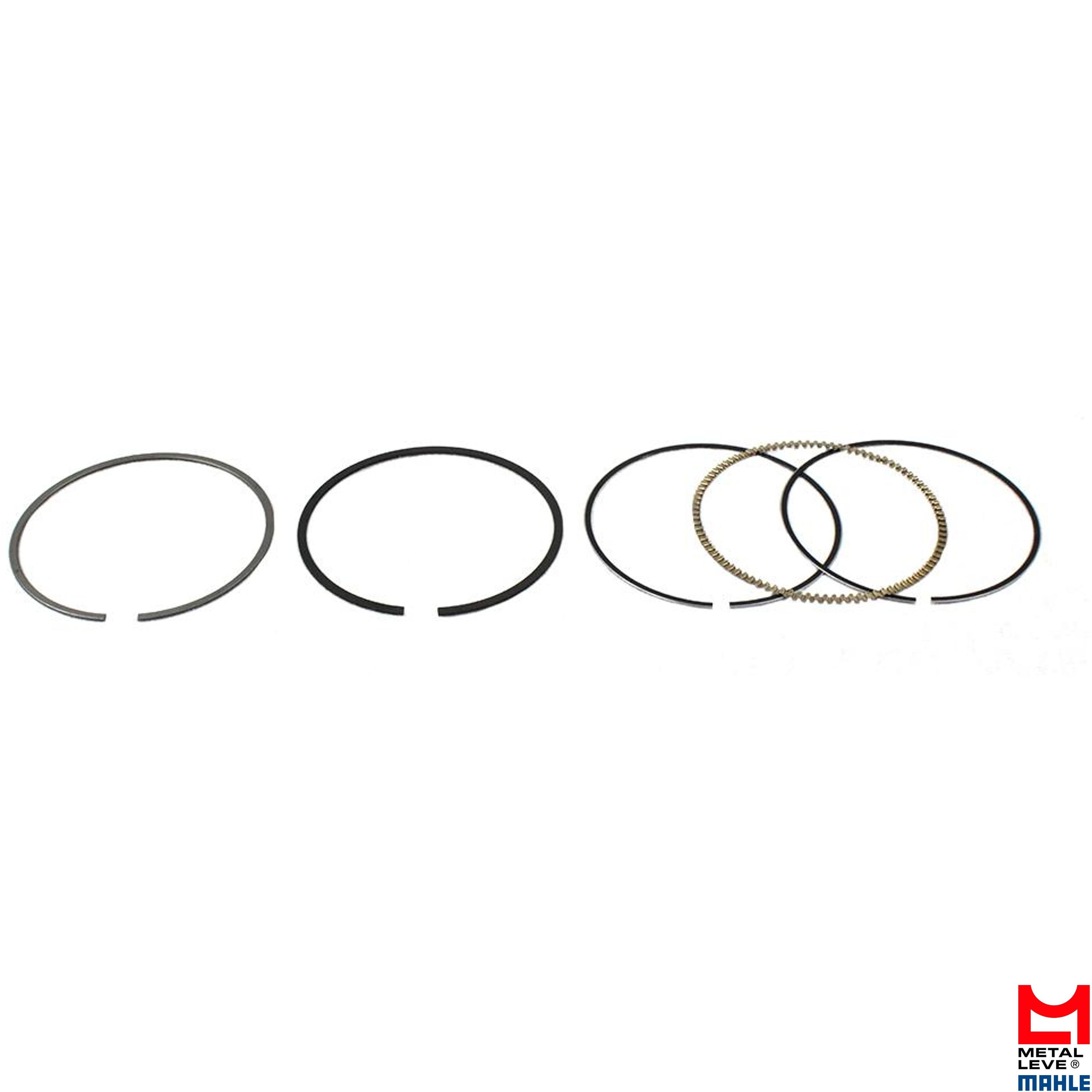 Jogo de Anéis do Pistão STD 1 Cilindro para Honda XRE 190 - Mahle Metal Leve - AA.9243 STD